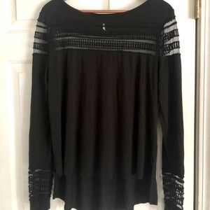 Free People SzL light long-sleeve shirt